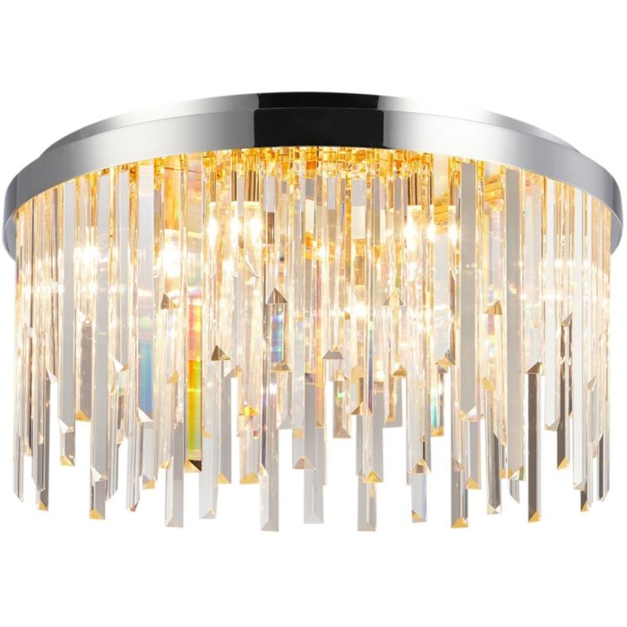 

Люстра потолочная Venecia 6xЕ14 40Вт, размер 40x40x34 см, цвет хром