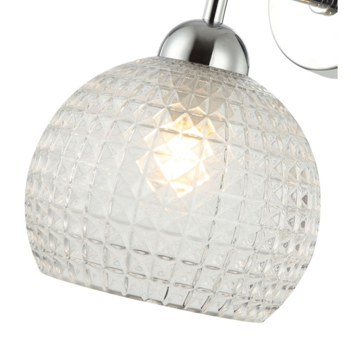 

Светильник настенный Frency 1xE27 40Вт, размер 19x24,5x26,5 см, цвет хром