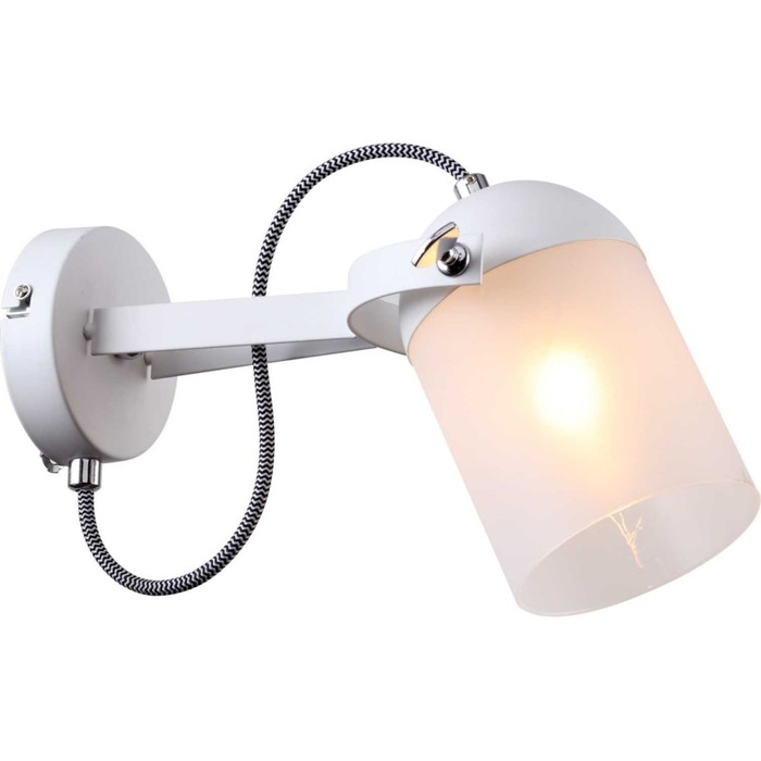 Светильник настенный Fuoco 1xE14 40Вт, размер 31x14x18 см, цвет белый, хром