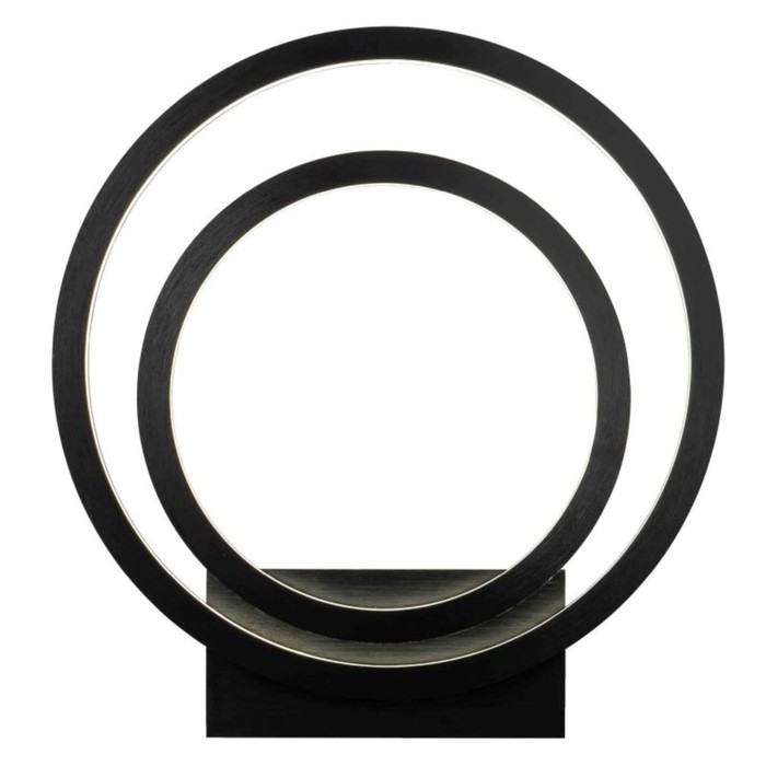 Светильник настенный светодиодный Planetary 2xLED 18Вт, размер 30x5,5x30 см, цвет чёрный