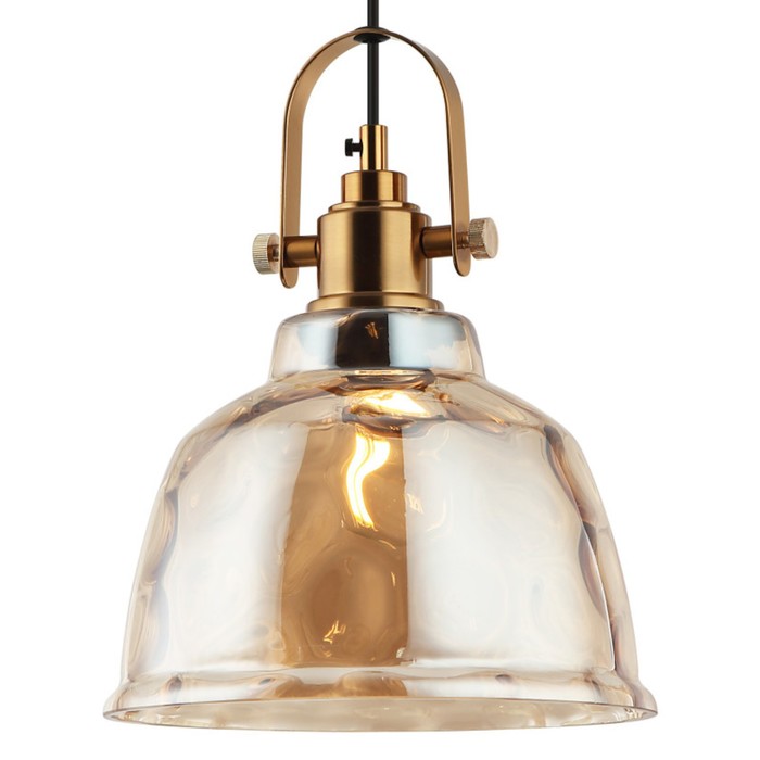 

Светильник подвесной Bell 1xE27 40Вт, размер 20x20x25,5-150 см, цвет бронза