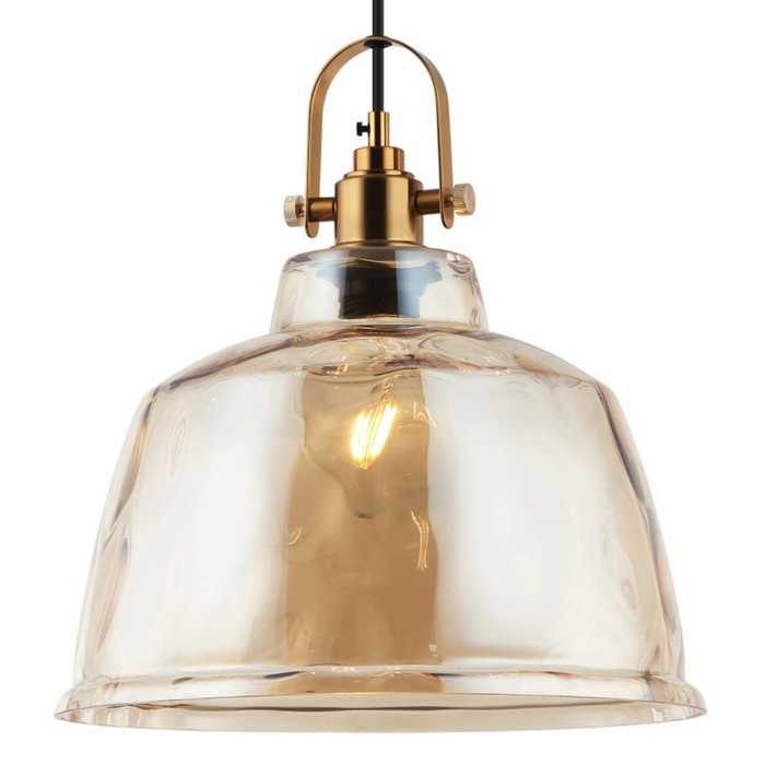 

Светильник подвесной Bell 1xE27 40Вт, размер 30x30x35,5-150 см, цвет бронза