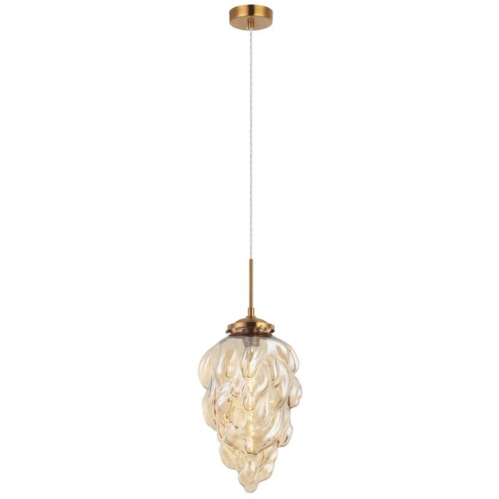 

Светильник подвесной Cream 1xE27 40Вт, размер 25x25x59,5-150 см, цвет бронза