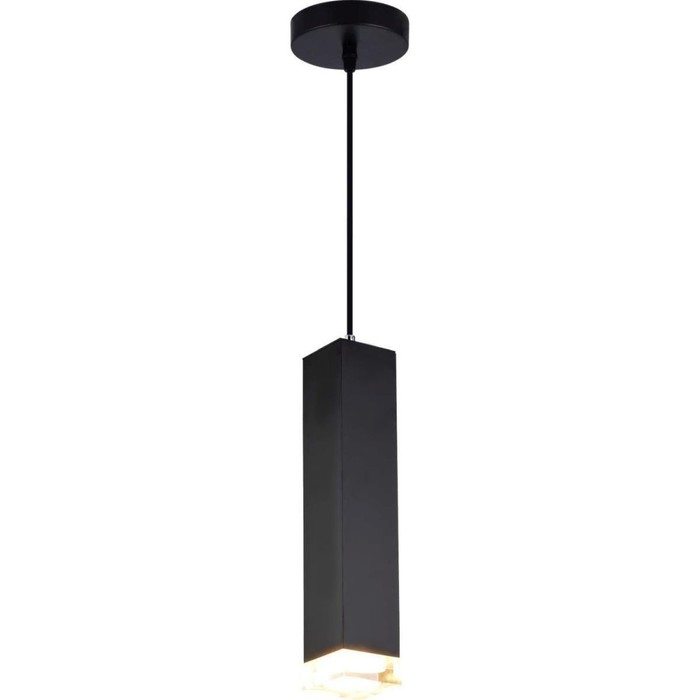 Светильник подвесной Faino 1xG9 LED 3Вт, размер 6x6x34,5-130 см, цвет чёрный