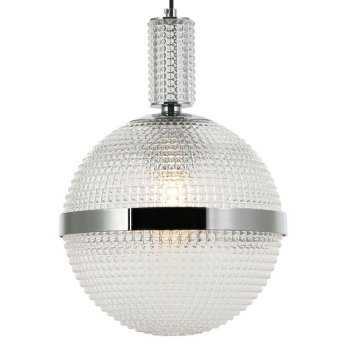 

Светильник подвесной Rope 1xE27 40Вт, размер 25,5x25,5x41-150 см, цвет хром