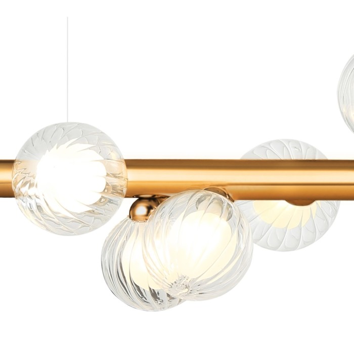 

Светильник подвесной Shardin 8xG9 LED 100x28x32-150 см, цвет бронза