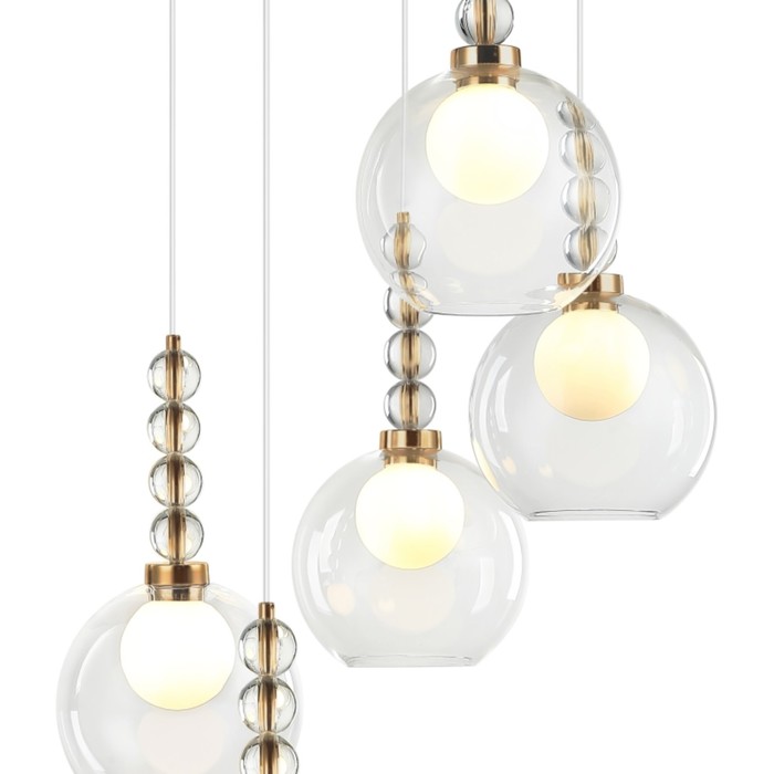 

Светильник подвесной Designo 5xG9 LED 59x59x46-150 см, цвет бронза