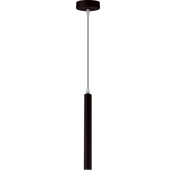 Светильник подвесной светодиодный Limpio 1xLED 5Вт, размер 3x3x35,5-130 см, цвет коричневый