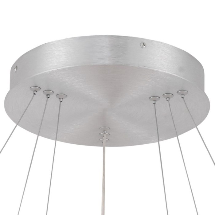 

Светильник подвесной светодиодный Planetary 3xLED 110Вт, размер 80x80x30-130 см, цвет хром