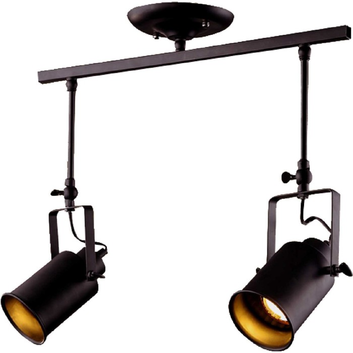 

Спот Neider 2xE27 40Вт, размер 56x10,7x53,5 см, цвет чёрный