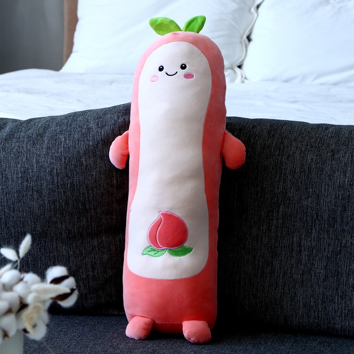 Мягкая игрушка-подушка «Персик», 65 см, цвет розовый мягкая игрушка подушка дракоша 65 см цвета микс
