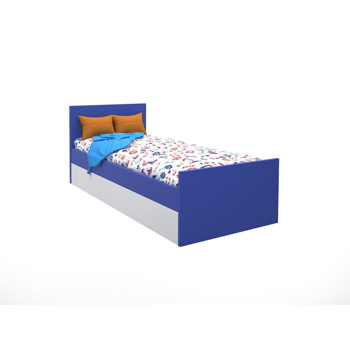 Подростковая кровать «Феникс», 80х160 см, цвет синий