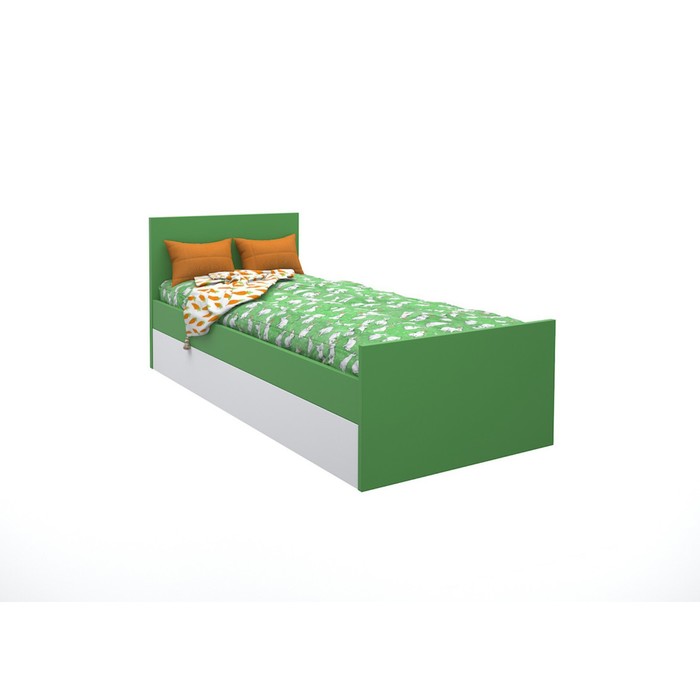 Подростковая кровать «Феникс», 80х160 см, цвет зеленый