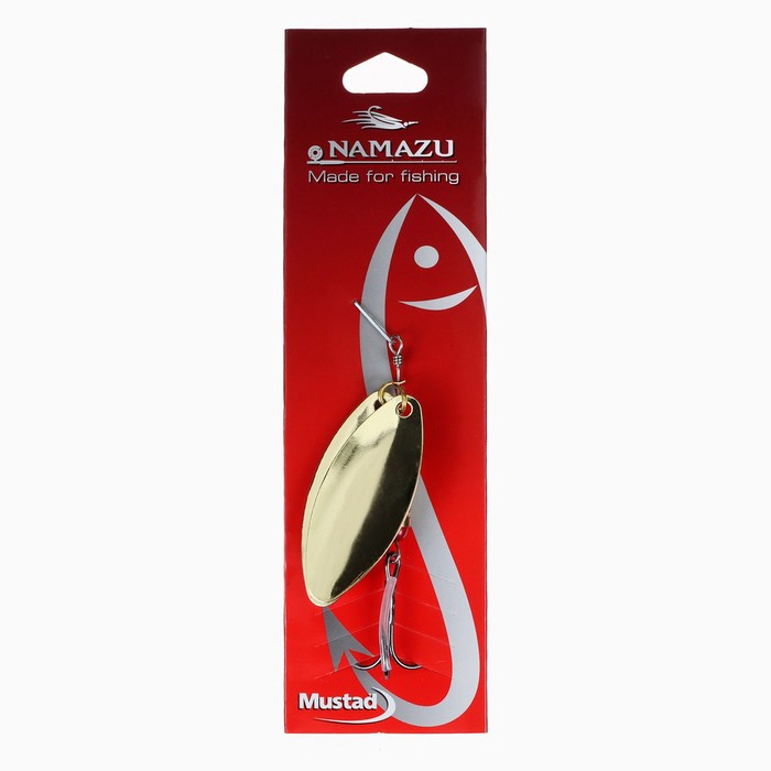 

Блесна вращающаяся Namazu Supreme Master, 12 г, цвет латунь