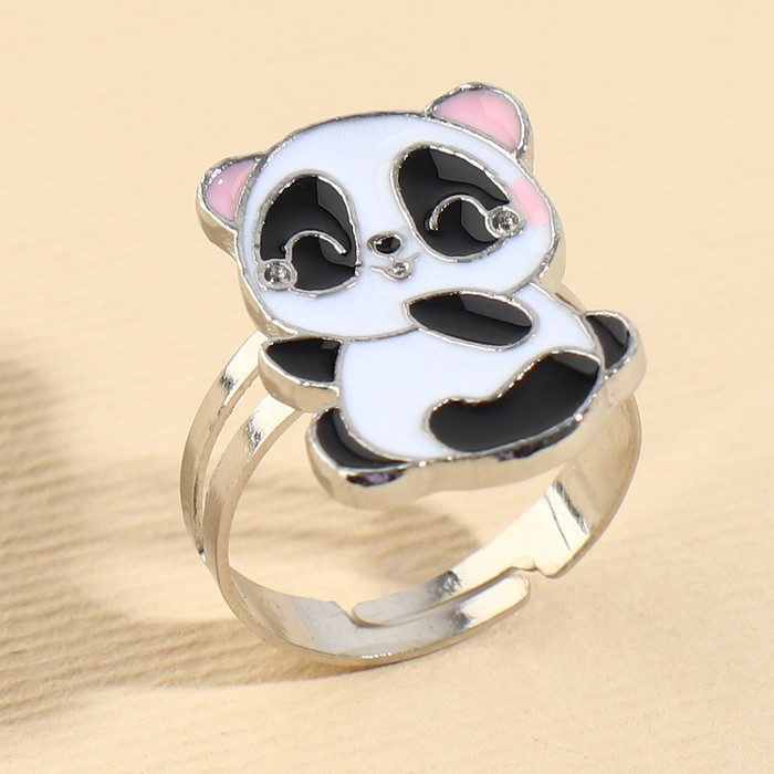 Кольцо детское «Панда»