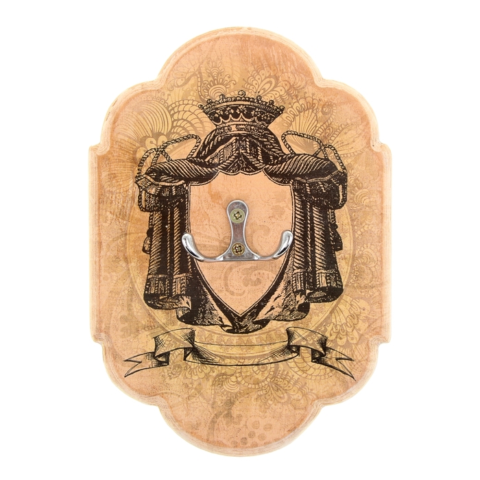 Пано с крючками "Корона", лакированая,