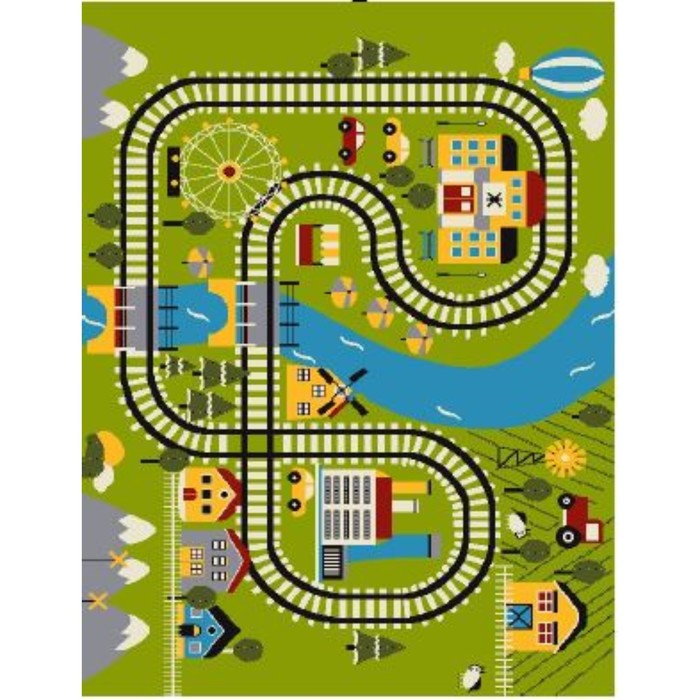 

Ковер Color, размер 133x190 см, дизайн D270A GREEN/GREEN