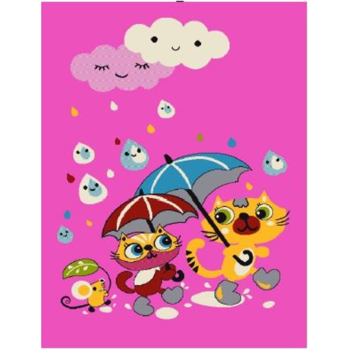 

Ковер Color, размер 133x190 см, дизайн D929A PINK/CREAM