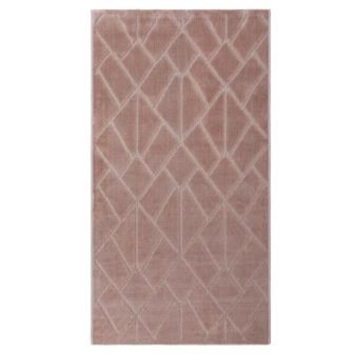 Ковер Soft, размер 80x150 см, дизайн J744A PINK/PINK ковер soft размер 160x230 см дизайн j744a pink pink