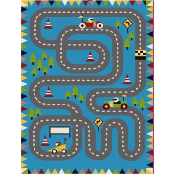 

Ковер Play rugs, размер 120x170 см, дизайн E202A BLUE/BLUE
