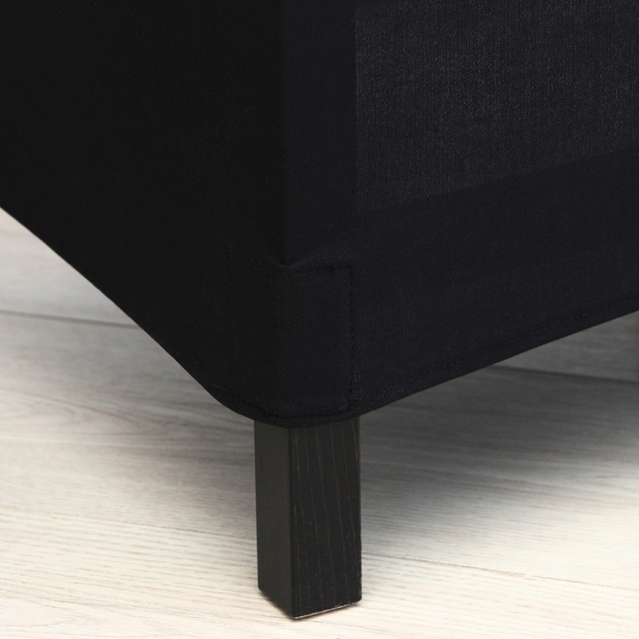 Чехол на стул, цвет чёрный, 90х40х40 см, 100% полиэстер