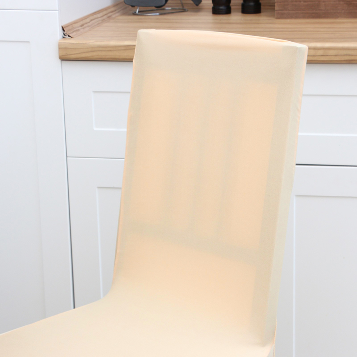 Чехол на стул, цвет бежевый, 90х40х40 см, 100% полиэстер