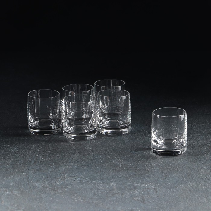 Набор рюмок «Идеал», 6 шт, 60 мл, хрустальное стекло набор стаканов для воды идеал 6 шт 250 мл хрустальное стекло