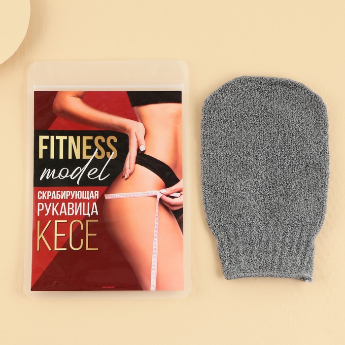 

Рукавица кесе для тела «Fitness model»