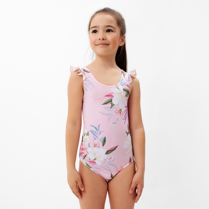 

Купальник детский KAFTAN "Flowers", рост 98-104 см, розовый