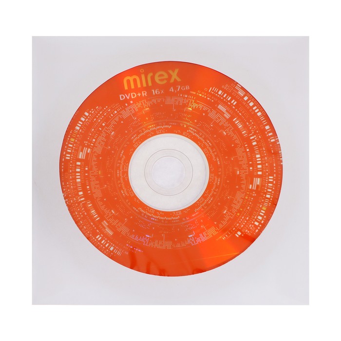 

Диск DVD+R Mirex Brand, 16x, 4.7 Гб, конверт, 1 шт