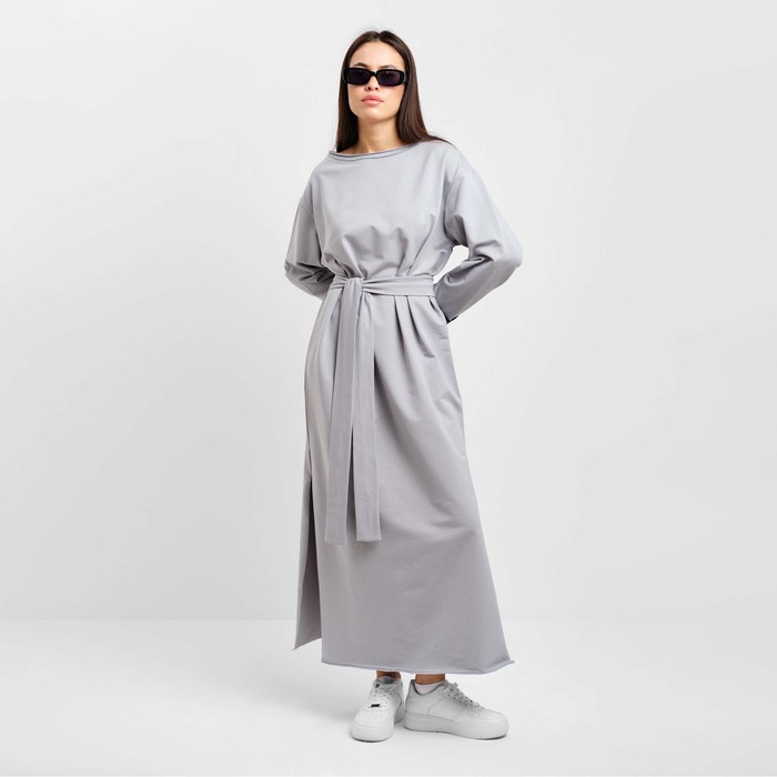 фото Платье женское mist, размер l-xl, цвет серый