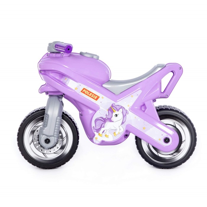 Каталка-мотоцикл МХ, цвет сиреневый