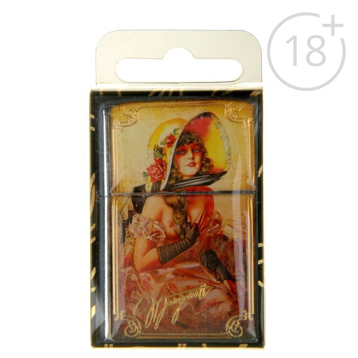 Зажигалка "Ретро. Девушка"