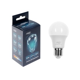 

УЦЕНКА Лампа cветодиодная Luazon Lighting, A55, 9 Вт, E27, 780 Лм, 4000 К, дневной свет