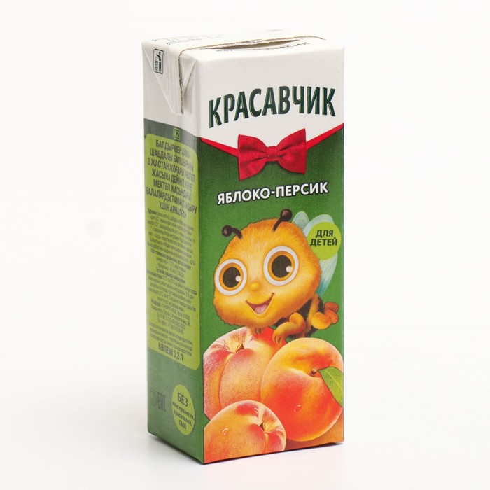

Красавчик 0,2 л Яблоко-персик Нектар