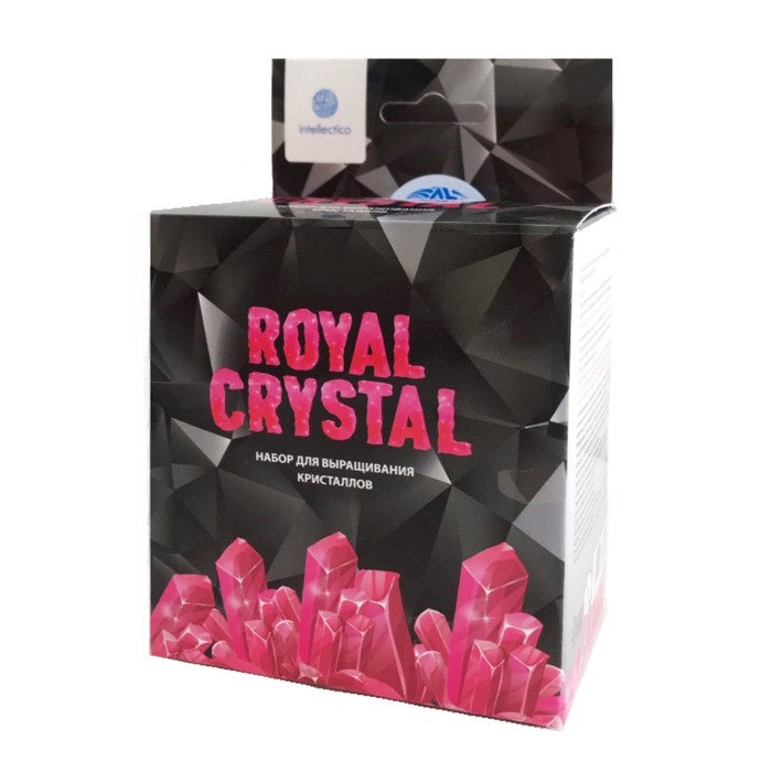 Научно-познавательный набор для выращивания кристаллов «Royal Crystal», розовый научно познавательный набор для проведения опытов royal crystal