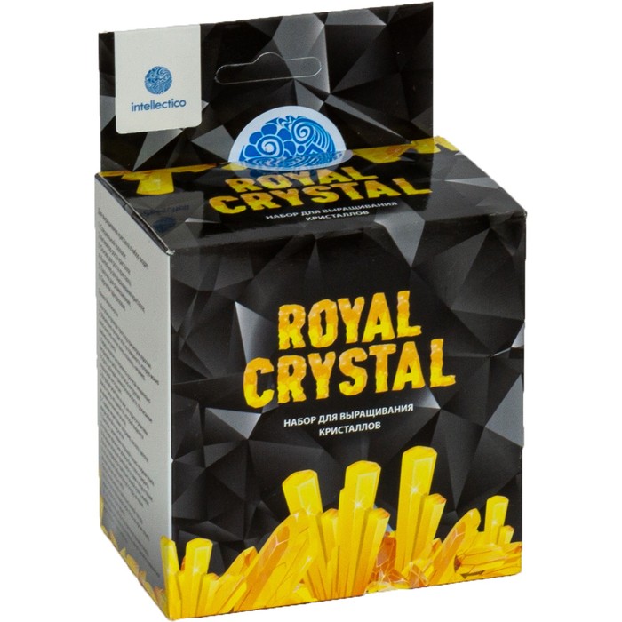 Научно-познавательный набор для выращивания кристаллов «Royal Crystal», жёлтый