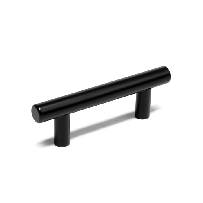 Ручка рейлинг CAPPIO, нерж. сталь, d=12 мм, м/о 64 мм, цвет черный