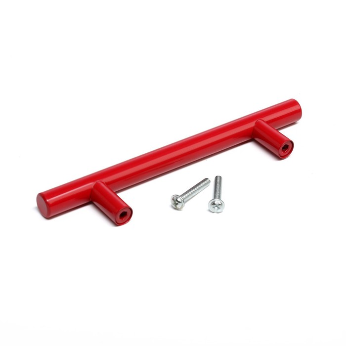 Ручка рейлинг CAPPIO, облегченная, d=12 мм, м/о 96 мм, цвет красный