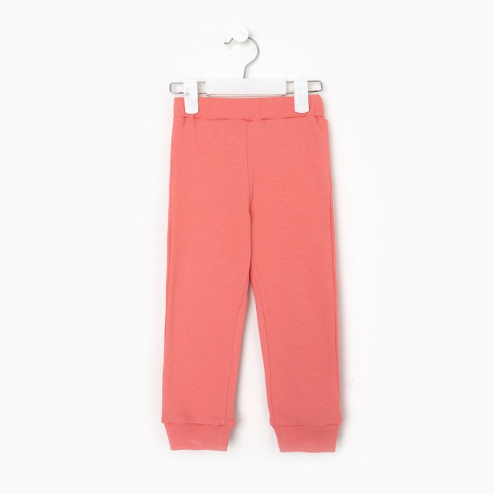 Брюки для девочки, цвет персиковый, рост 92см пижама футболка брюки для девочки цвет ярко розовый рост 92см
