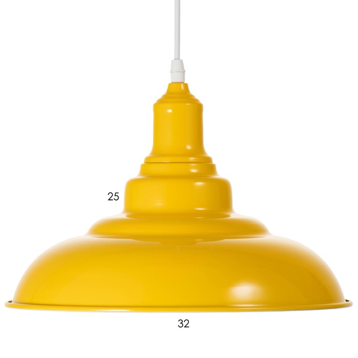 Светильник "Лантер" E27 40Вт желтый 31х31х21-121 см