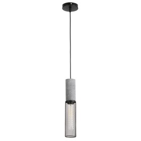 Светильник "Сатус" Е27 40Вт серый 6х6х33-130 см