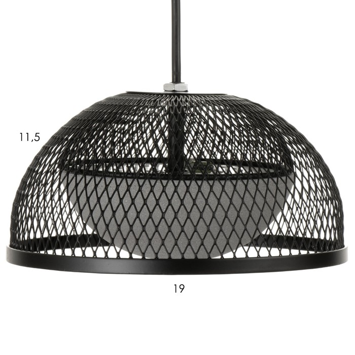 Светильник "Истан" LED черно-серый 19,5х19,5х18-118 см