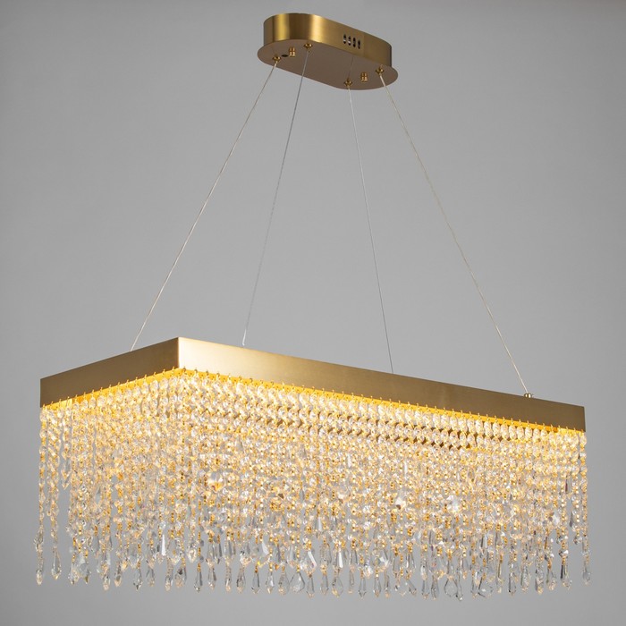 

Люстра с ПДУ "Каскад" LED 166Вт 3000-6000К золото 80х30х24,5 см