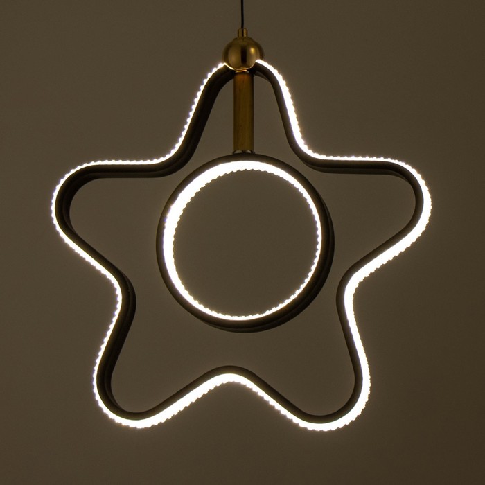 Светильник "Звезда" LED 45Вт черный 20х43,5х45 см
