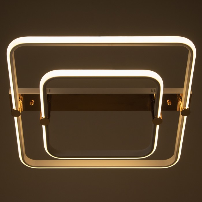 Светильник "Сонлан" LED 120Вт золото 60х60х12 см