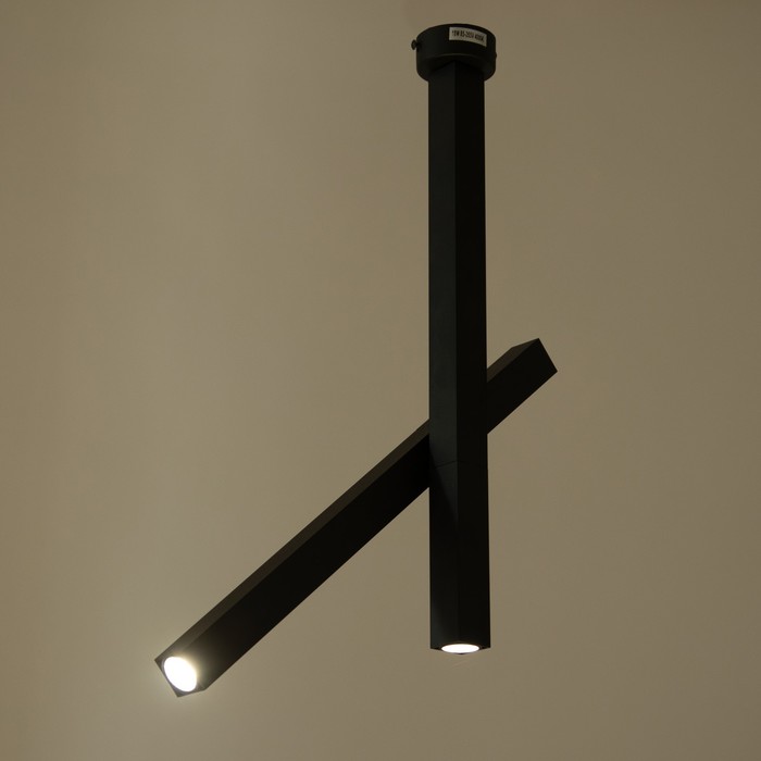 Светильник "Робета" LED 10Вт черный 6х6х60см