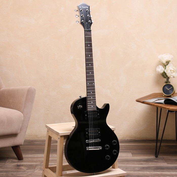 Электрогитара TERRIS TLP-039 BK Les Paul, HH, 2V2T, цвет черный