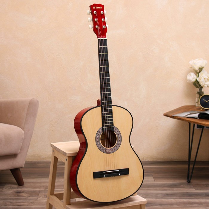 Акустическая гитара TERRIS TF-3805A NA, цвет натуральный гитара акустическая terris tf 3802csb