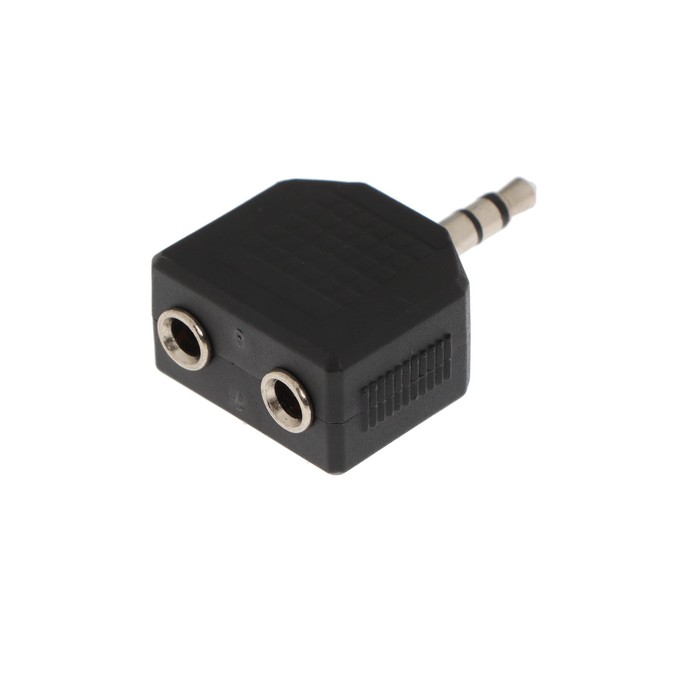 Разветвитель аудио ExeGate EX-CCA-415C, Jack 3.5мм(m)-Jack 2x3.5мм(f), черный кабель разветвитель аудио exegate ex cca 415 0 3 ex284946rus 3 5mm jack m 2x3 5mm jack f 0 3м